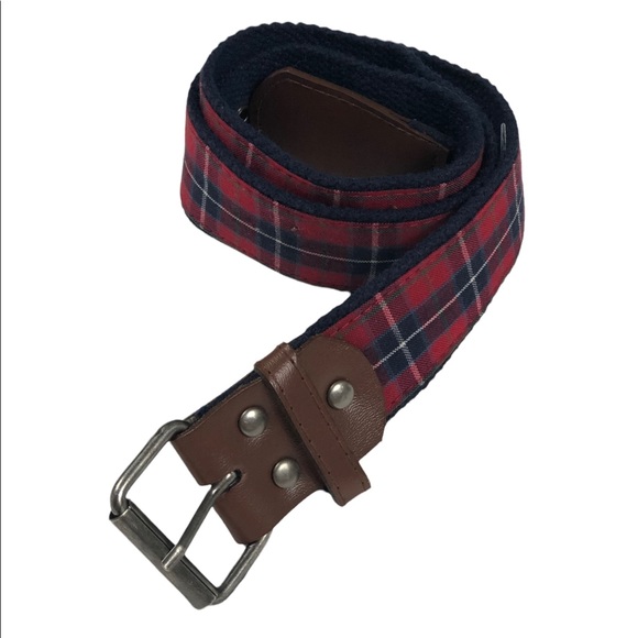 Kitestrings Red Plaid Dress Belt size Medium - Picture 10 of 10